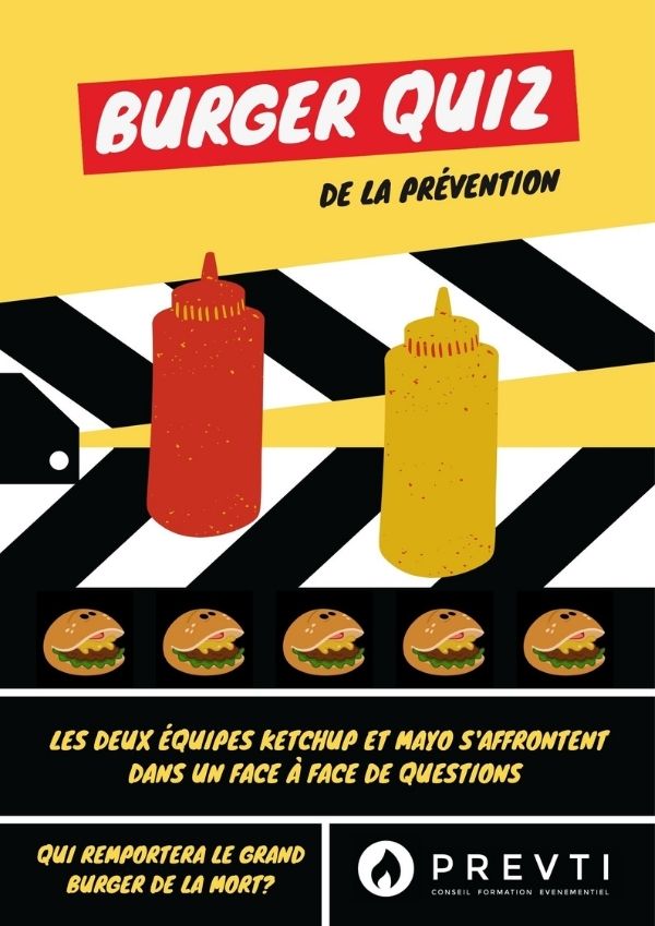 Atelier sécurité au travail : Burger quiz de la prévention