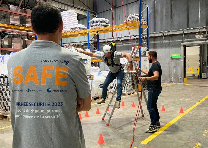 Atelier sécurité sur le risque de chutes de hauteur