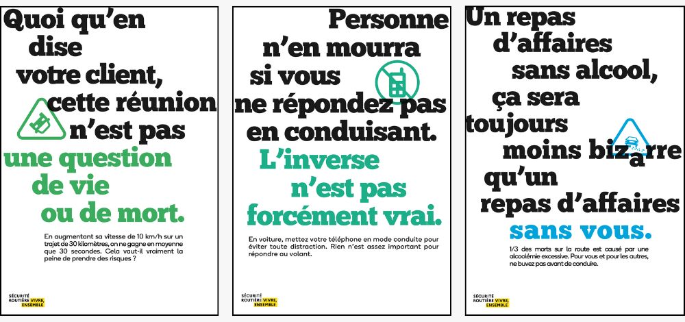 Campagne de sensibilisation de la sécurité routière