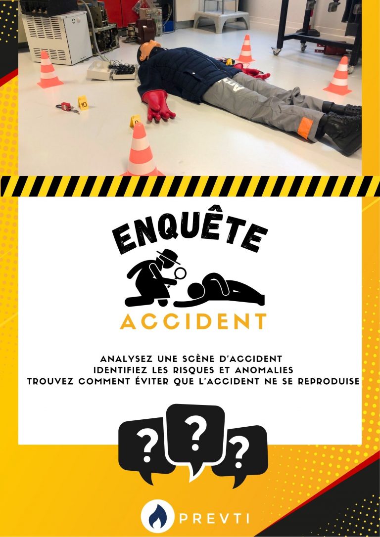Atelier sécurité : Enquête accident