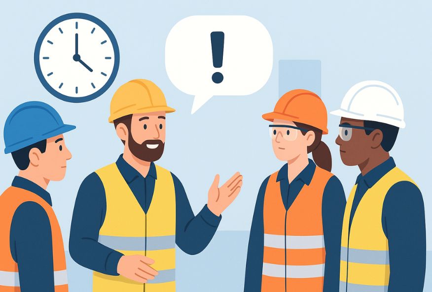 Animation d'une minute sécurité