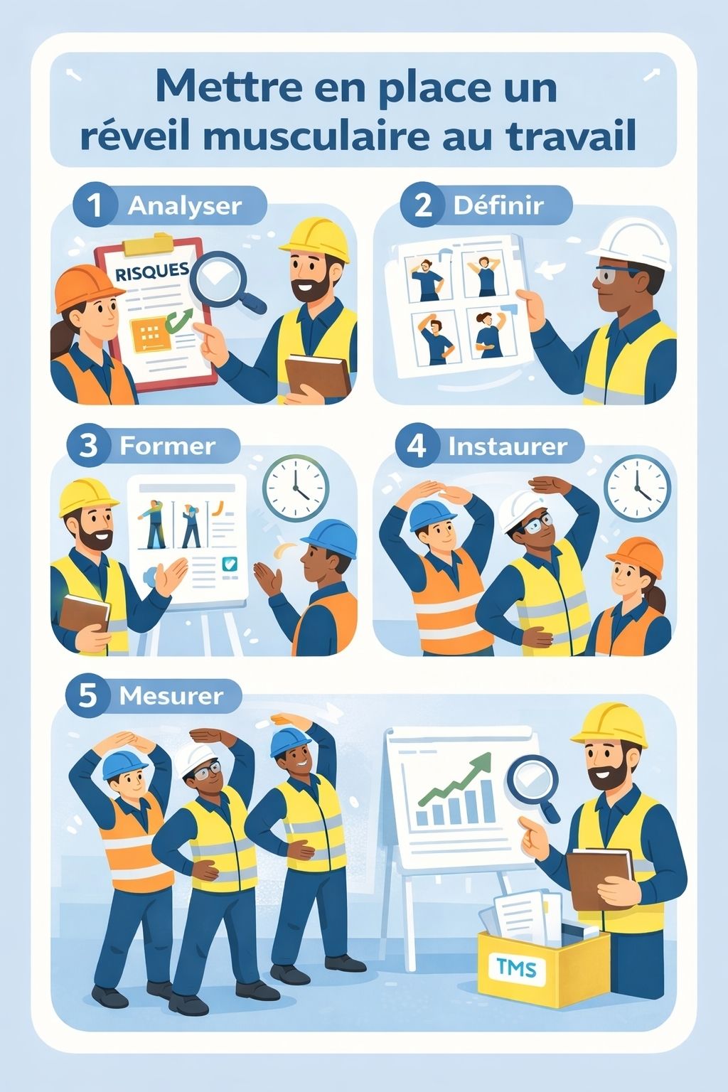 Mettre en place un réveil musculaire au travail