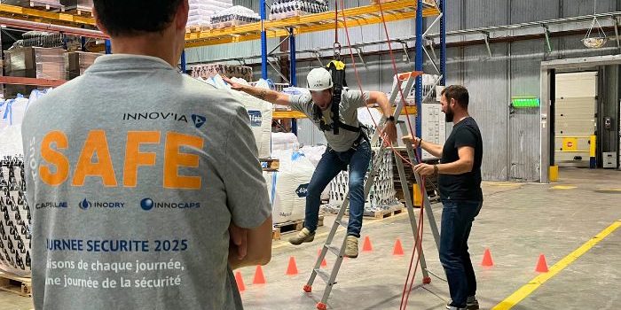 Atelier sécurité sur le risque de chutes de hauteur