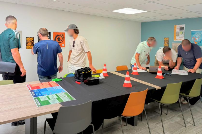 Programme d'une semaine QVCT avec un atelier escape game